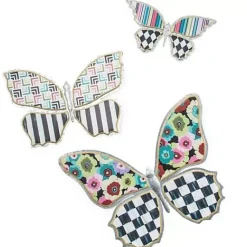 MacKenzie-Childs Always Flowers Large Outdoor Butterfly Wall Decor< Spring|Outdoor