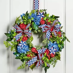 MacKenzie-Childs Americana Wreath< Spring|Greenery & Florals