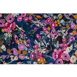 MacKenzie-Childs Aurora Floral Royal 5' x 8' Rug< Spring|Rugs