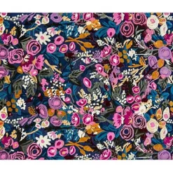 MacKenzie-Childs Aurora Floral Royal 8' x 10' Rug< Spring|Rugs