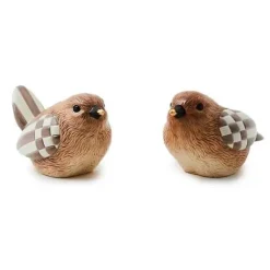 MacKenzie-Childs Autumnology Ceramic Bird Bud Vases, Set of 2< The Fall Shop|Greenery & Florals