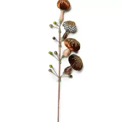 MacKenzie-Childs Autumnology Mushroom Spray Stem< The Fall Shop|Greenery & Florals