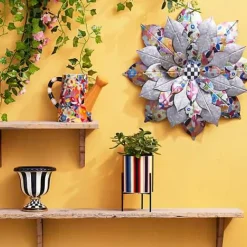 MacKenzie-Childs Avant Garden Large Outdoor Wallflower< Spring|Outdoor