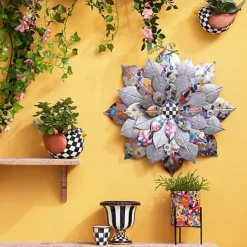 MacKenzie-Childs Avant Garden Large Outdoor Wallflower< Spring|Outdoor