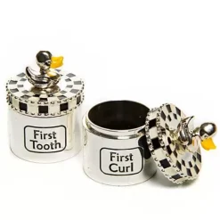 MacKenzie-Childs Baby's First: Tooth  Curl Box< Room Accents