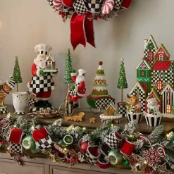 MacKenzie-Childs Bake Shop Bicycle Santa< Holiday|Room Accents