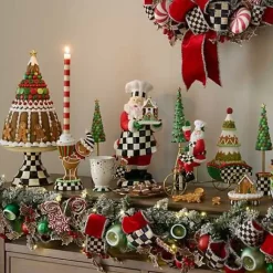 MacKenzie-Childs Bake Shop Santa< Holiday|Room Accents