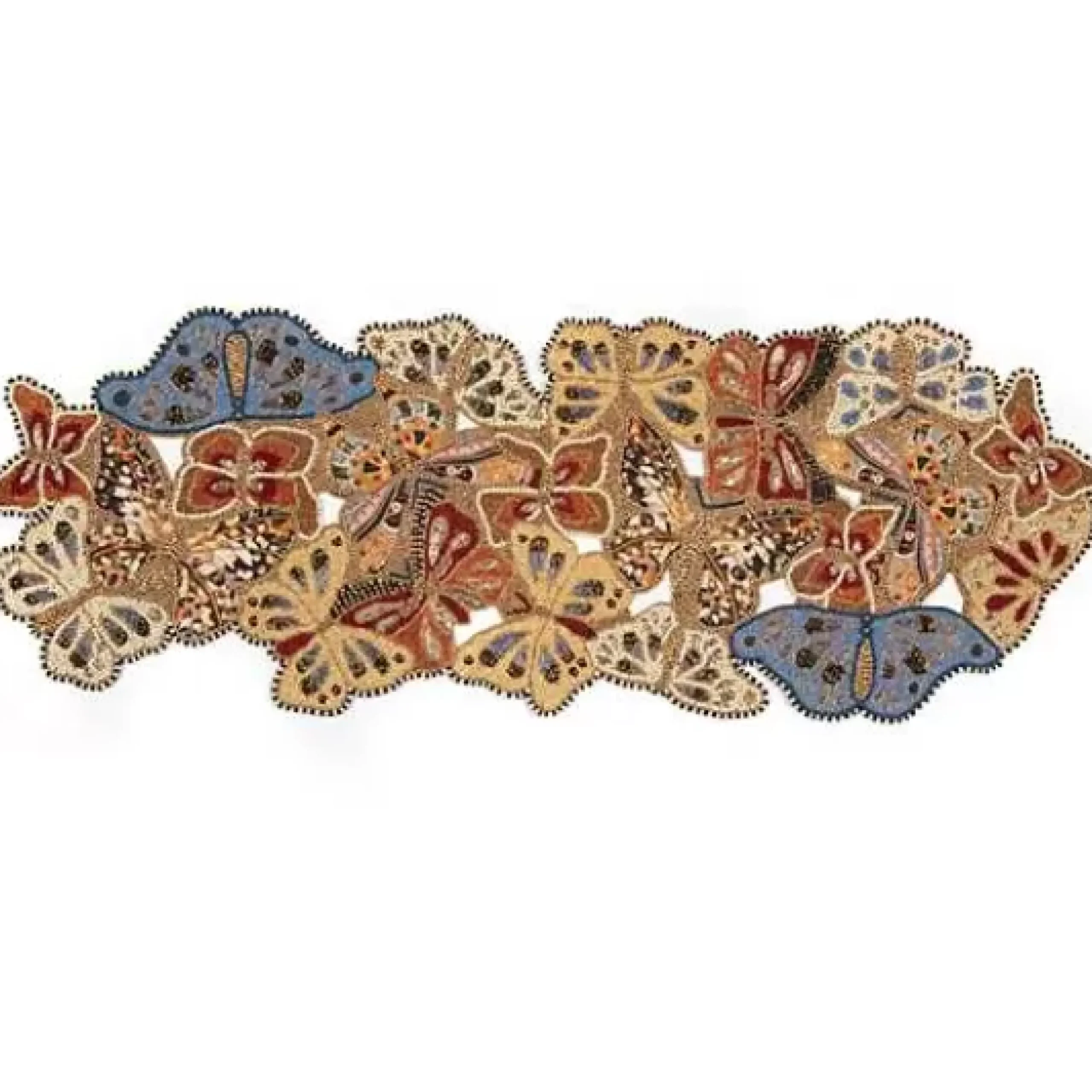 MacKenzie-Childs Beautifly Beaded Runner< Kitchen & Table Linens
