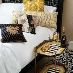 MacKenzie-Childs Beekeeper Throw Pillow< Pillows, Throws, & Cushions