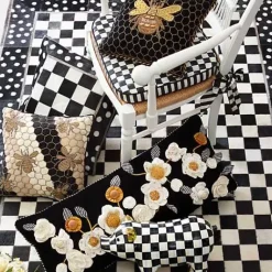 MacKenzie-Childs Beekeeper Throw Pillow< Pillows, Throws, & Cushions