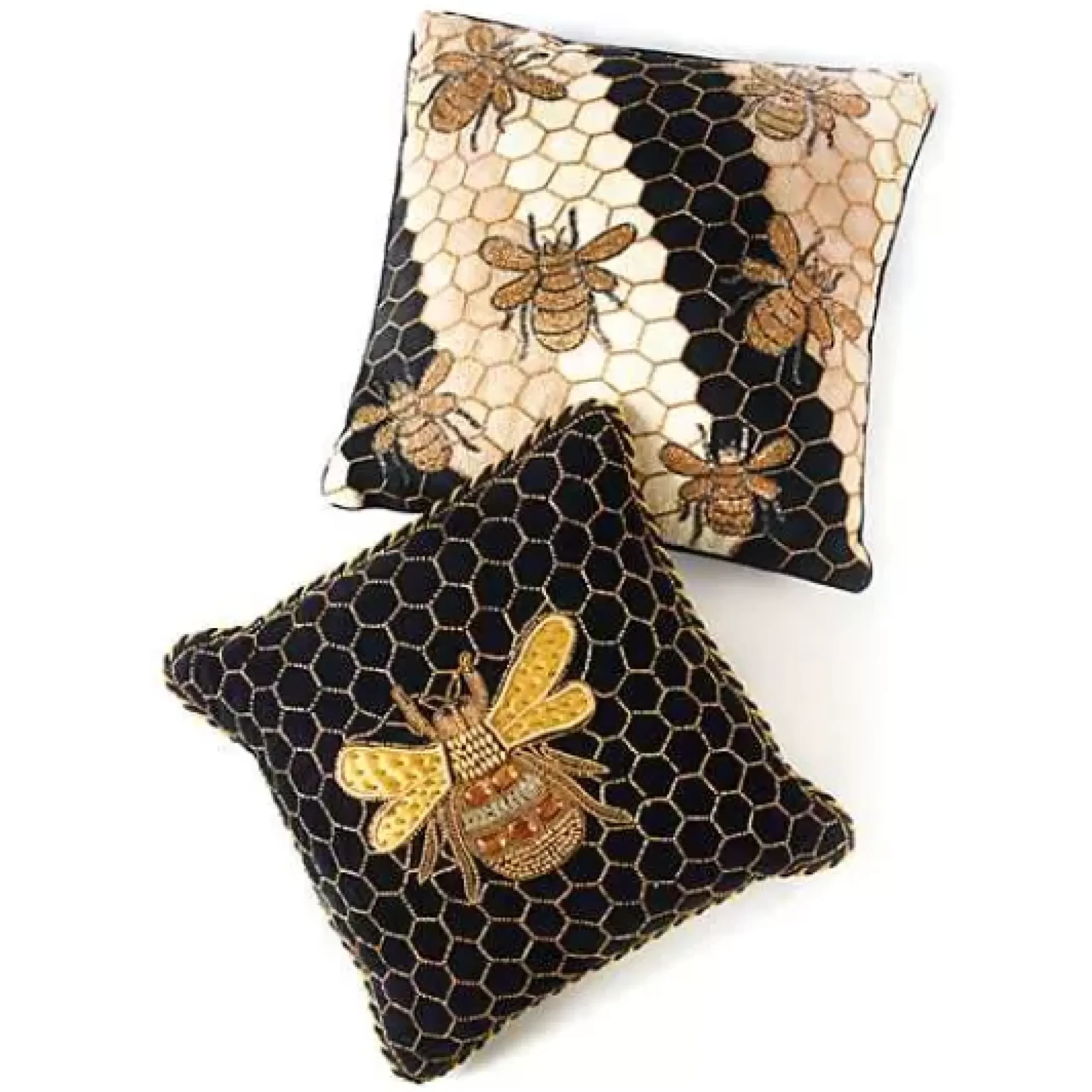 MacKenzie-Childs Beekeeper Throw Pillow< Pillows, Throws, & Cushions