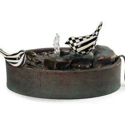 MacKenzie-Childs Bird Tranquility Fountain< Spring|Room Accents
