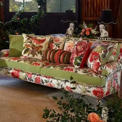 MacKenzie-Childs Bird Watchers Pillow< Spring|Pillows, Throws, & Cushions