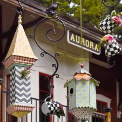 MacKenzie-Childs Birdhouse Hook< Outdoor|Finishing Touches