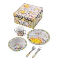 MacKenzie-Childs Blast Off! Toddler's Dinnerware Set< Accessories|Kitchen & Dining Sets
