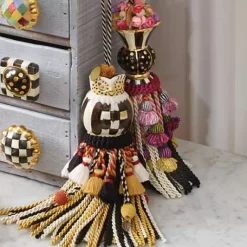 MacKenzie-Childs Botanica Ceramic Tassel< Finishing Touches|Room Accents