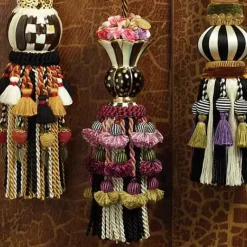 MacKenzie-Childs Botanica Ceramic Tassel< Finishing Touches|Room Accents