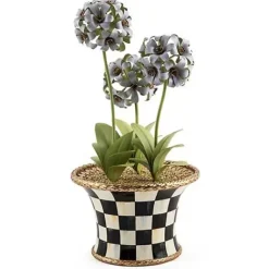 MacKenzie-Childs Botany Potted Hyacinth Arrangement< Spring|Greenery & Florals