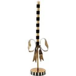 MacKenzie-Childs Bow Short Metal Candle Holder< Candles & Fragrances|Room Accents