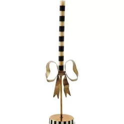 MacKenzie-Childs Bow Tall Metal Candle Holder< Candles & Fragrances|Room Accents