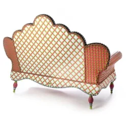 MacKenzie-Childs Breezy Poppy Outdoor Loveseat< Outdoor|Spring
