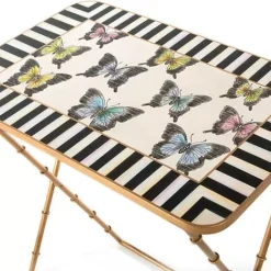 MacKenzie-Childs Butterfly Collection Cocktail Trays, Set of 4< Living Room|Bar Entertaining