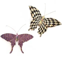 MacKenzie-Childs Butterfly Duo Wall Decor - Pasture< Room Accents