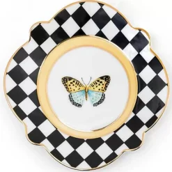 MacKenzie-Childs Butterfly Toile Bread and Butter Plate< Spring|Dinnerware & Flatware
