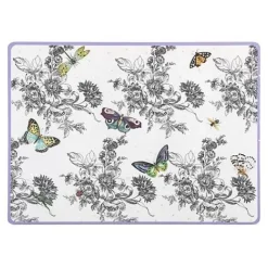 MacKenzie-Childs Butterfly Toile Cork Back Placemats, Set of 4< Spring|Table Accessories