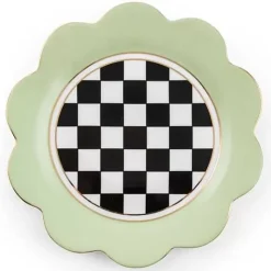 MacKenzie-Childs Butterfly Toile Pistachio Dinner Plate< Spring|Dinnerware & Flatware