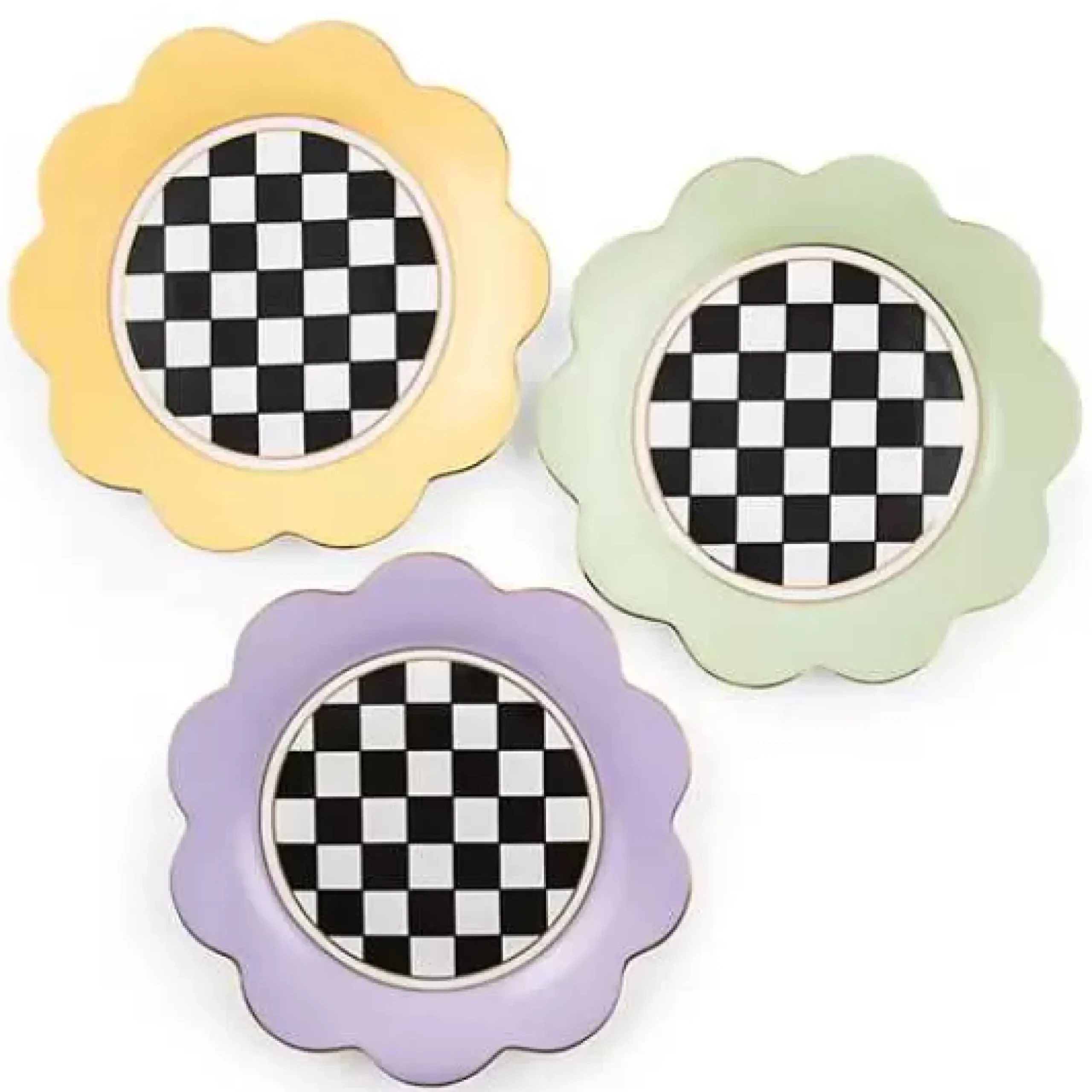 MacKenzie-Childs Butterfly Toile Pistachio Dinner Plate< Spring|Dinnerware & Flatware