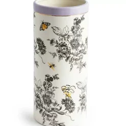 MacKenzie-Childs Butterfly Toile Tall Vase< Spring|Room Accents
