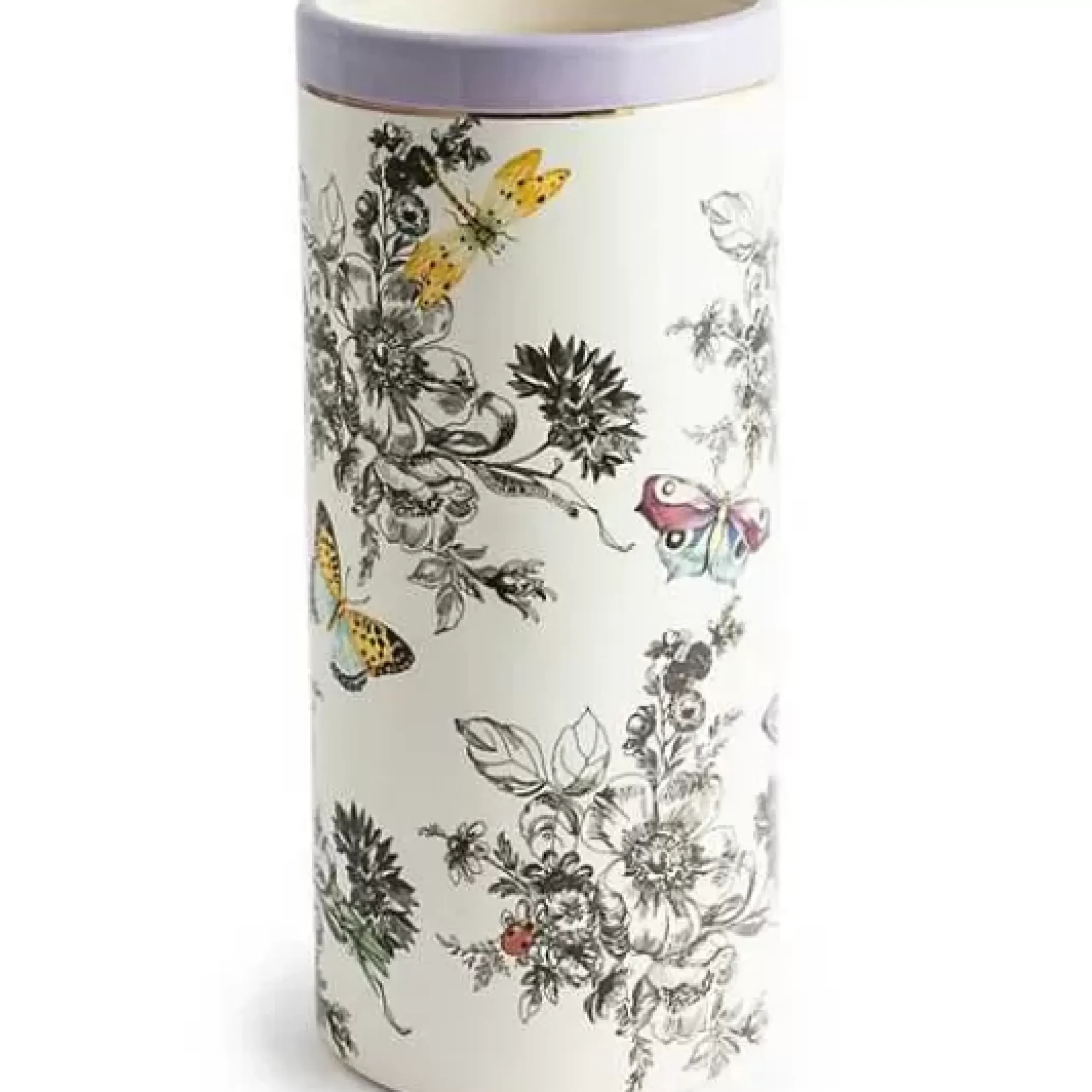 MacKenzie-Childs Butterfly Toile Tall Vase< Spring|Room Accents
