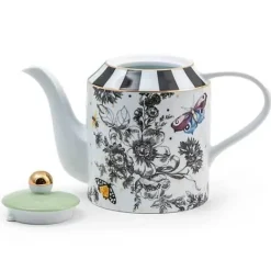 MacKenzie-Childs Butterfly Toile Teapot< Spring|Serveware