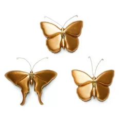 MacKenzie-Childs Butterfly Trio Wall Decor - Pond< Room Accents
