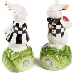 MacKenzie-Childs Cabbage Garden Salt  Pepper Set< Spring|Table Accessories