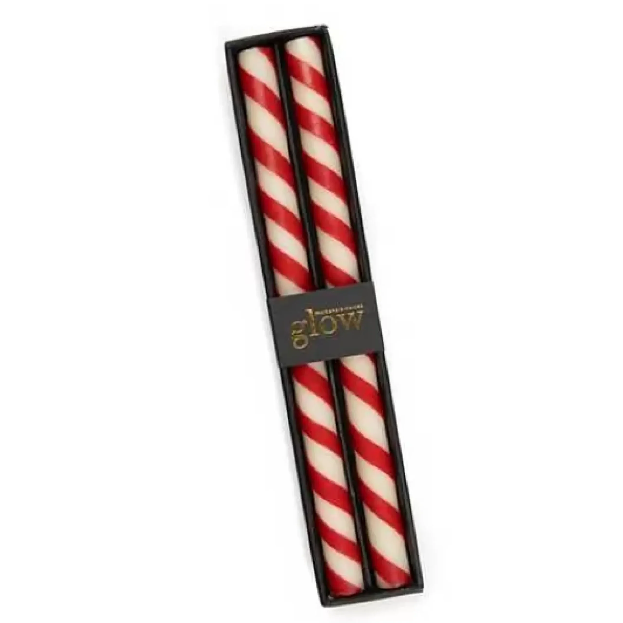 MacKenzie-Childs Candy Cane Dinner Candles, Set of 2< Holiday|Candles & Fragrances