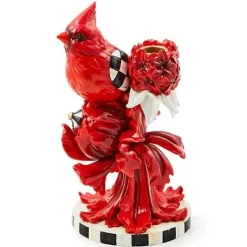 MacKenzie-Childs Cardinal Candle Holder< Holiday|Candles & Fragrances