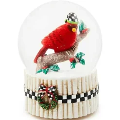MacKenzie-Childs Cardinal Snow Globe< Holiday|Room Accents