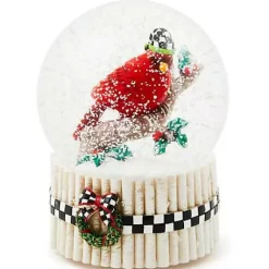 MacKenzie-Childs Cardinal Snow Globe< Holiday|Room Accents