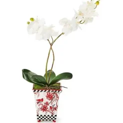 MacKenzie-Childs Cardinal Toile Large Orchid< Holiday|Greenery & Florals