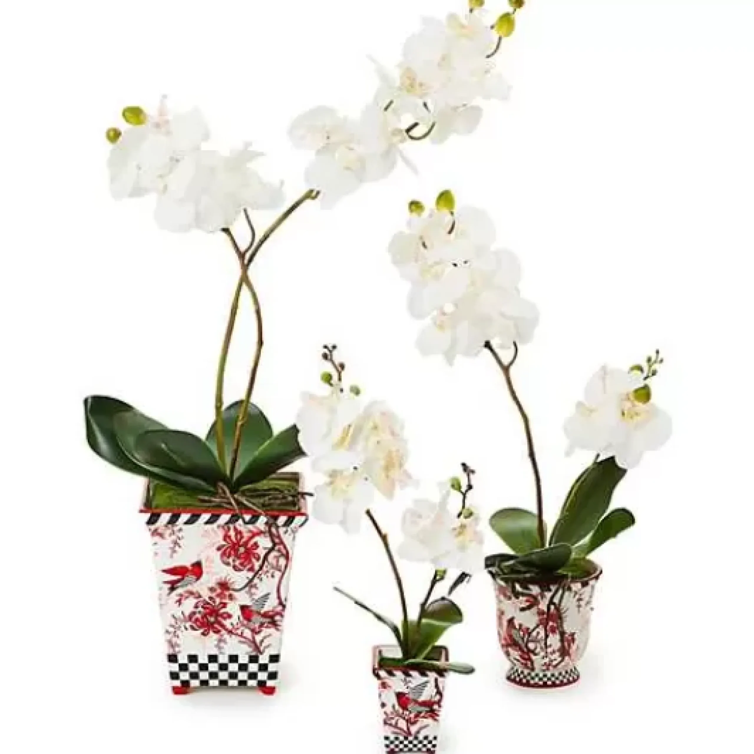 MacKenzie-Childs Cardinal Toile Small Orchid< Holiday|Greenery & Florals