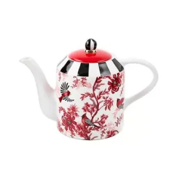 MacKenzie-Childs Cardinal Toile Teapot< Holiday|Tea Kettles