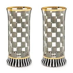 MacKenzie-Childs Carnival Sterling Highball Glass, Set of 2< Holiday|Drinkware