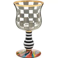 MacKenzie-Childs Carnival Sterling Wine Glass< Drinkware|Bar Entertaining