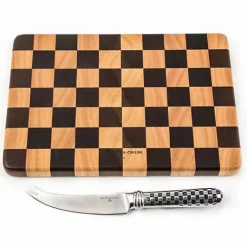 MacKenzie-Childs Check Cheese Board Set< Serveware