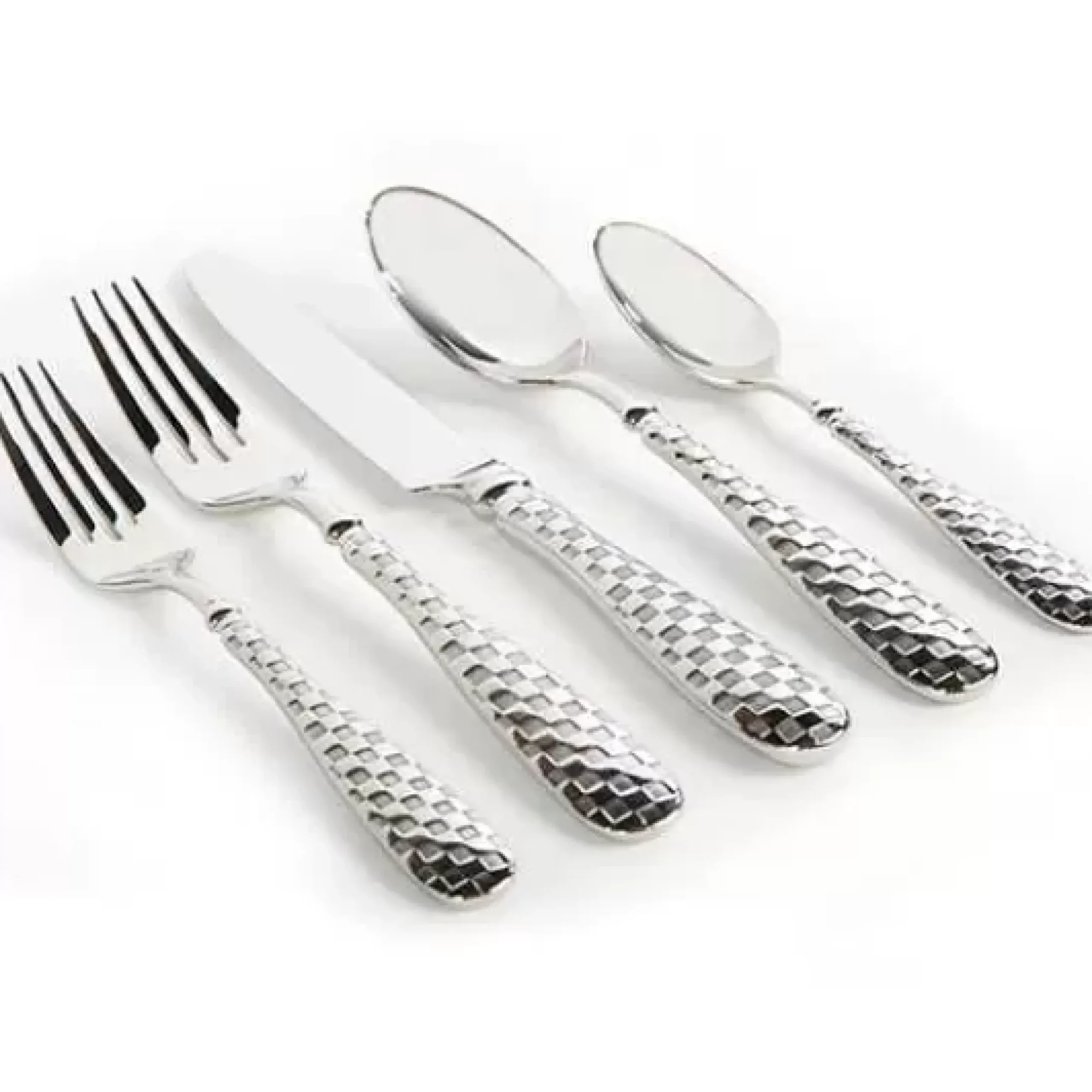 MacKenzie-Childs Check Flatware 5-Piece Place Setting< Fall Entertaining|Dinnerware & Flatware