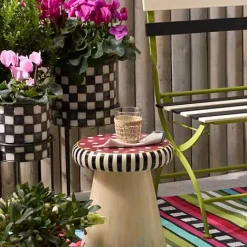 MacKenzie-Childs Check It Out Planters, Set of 2< Spring|Greenery & Florals