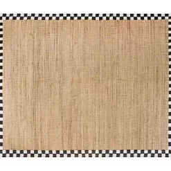 MacKenzie-Childs Check Jute  8' x 10' Rug< Rugs