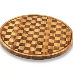 MacKenzie-Childs Check Lazy Susan< Bar Entertaining|Serveware